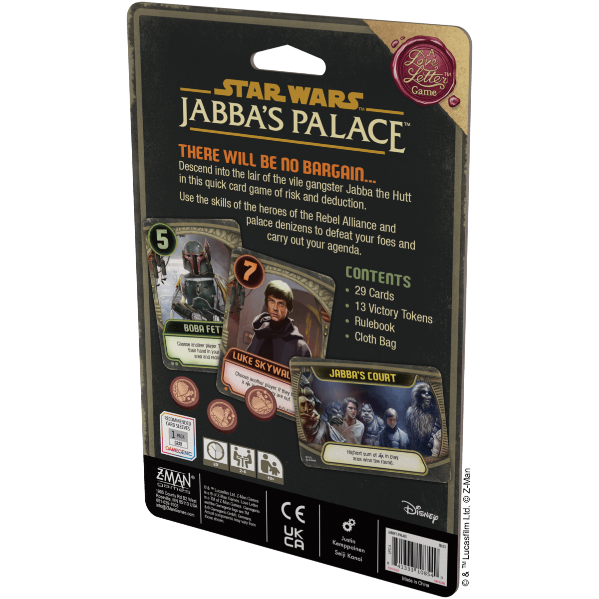 Star Wars Jabba's Palace: A Love Letter Game - Loaded Dice