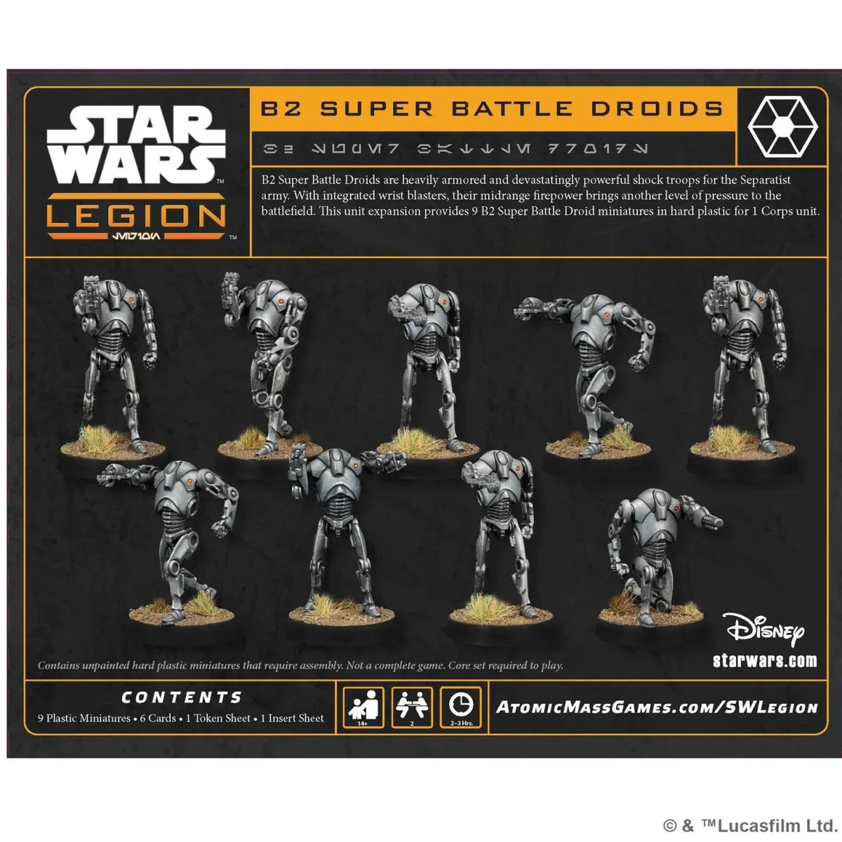 Star Wars: Legion B2 Super Battle Droids - Loaded Dice