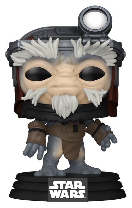 Funko POP! Clang with head set and white whiskers, Star Wars figure front view