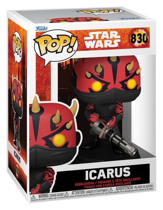 Icarus Funko POP! bobblehead in its Star Wars window box, number 830
