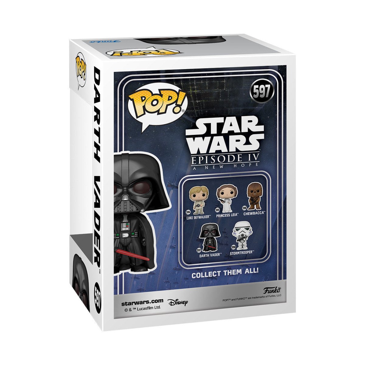 Star Wars New Classics Funko POP! Darth Vader 9cm (597) - Loaded Dice