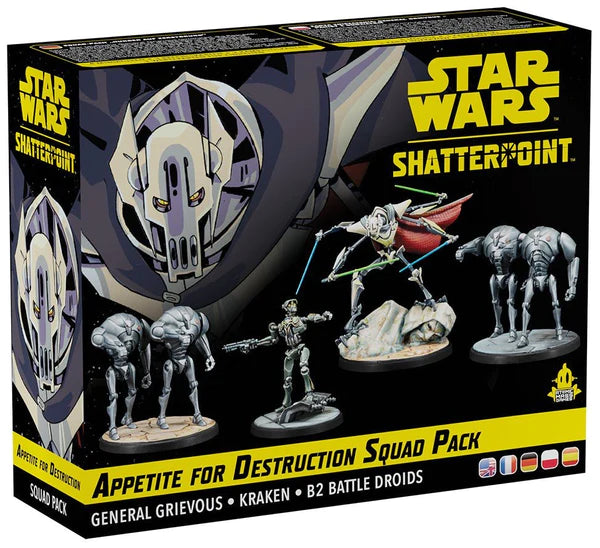 Star Wars Shatterpoint: Appetite for Destruction (General Grievous Squad Pack) - Loaded Dice Barry Vale of Glamorgan CF64 3HD