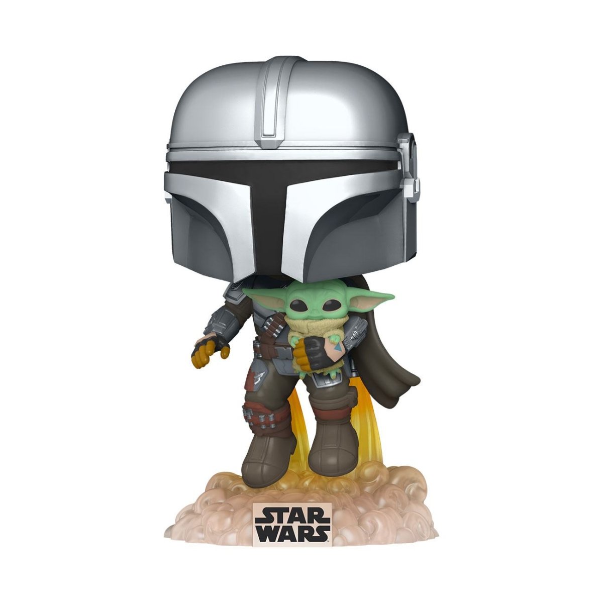 Star Wars: The Mandalorian POP! Mando Flying w/ Jet Pack 9cm (402) - Loaded Dice