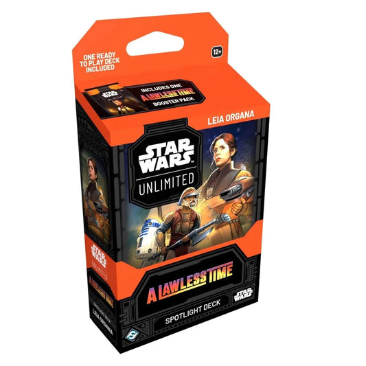 Star Wars: Unlimited - A Lawless Time Spotlight Deck - Leia Organa preconstructed deck