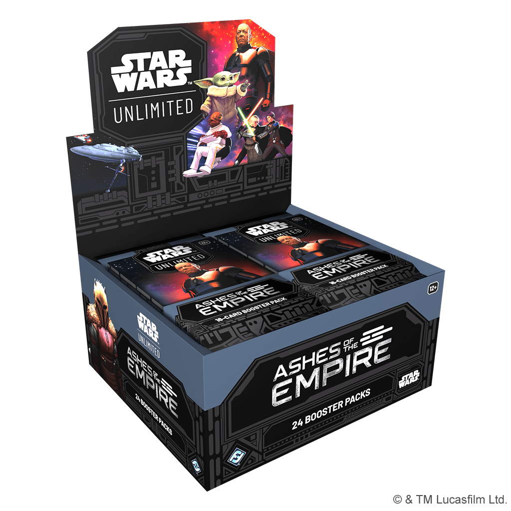 Star Wars Unlimited: Ashes of the Empire Booster Box sealed booster box