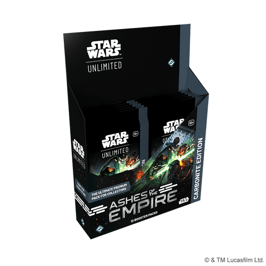 Star Wars Unlimited: Ashes of the Empire Carbonite Booster Box sealed booster box