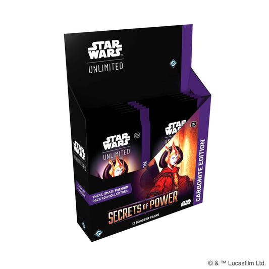 Star Wars: Unlimited - Secrets of Power Carbonite Booster Box sealed booster box