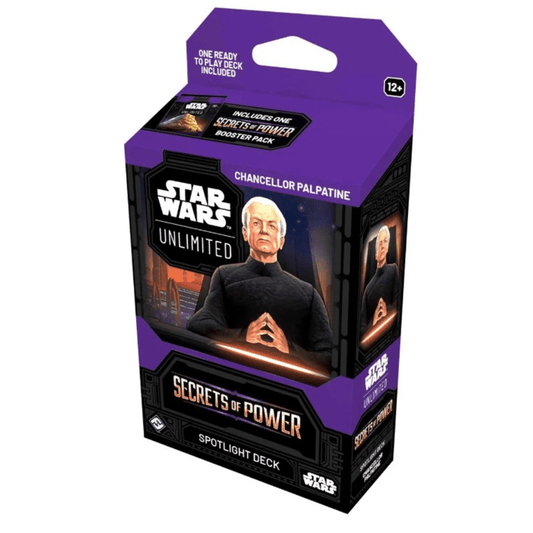 Star Wars: Unlimited - Secrets of Power Spotlight Deck - Chancellor Palpatine preconstructed deck