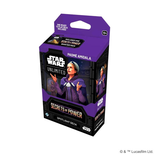 Star Wars: Unlimited - Secrets of Power Spotlight Deck - Padme Amidala preconstructed deck