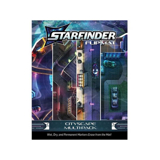 Starfinder Flip-Mat: Cityscape Multi-Pack gaming playmat
