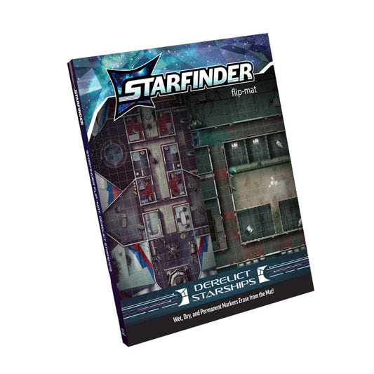Starfinder Flip-Mat: Derelict Starships RPG flip-mat