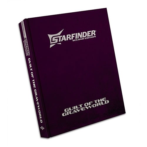 Starfinder Second Edition Guilt of the Grave World special edition purple leatherette hardcover