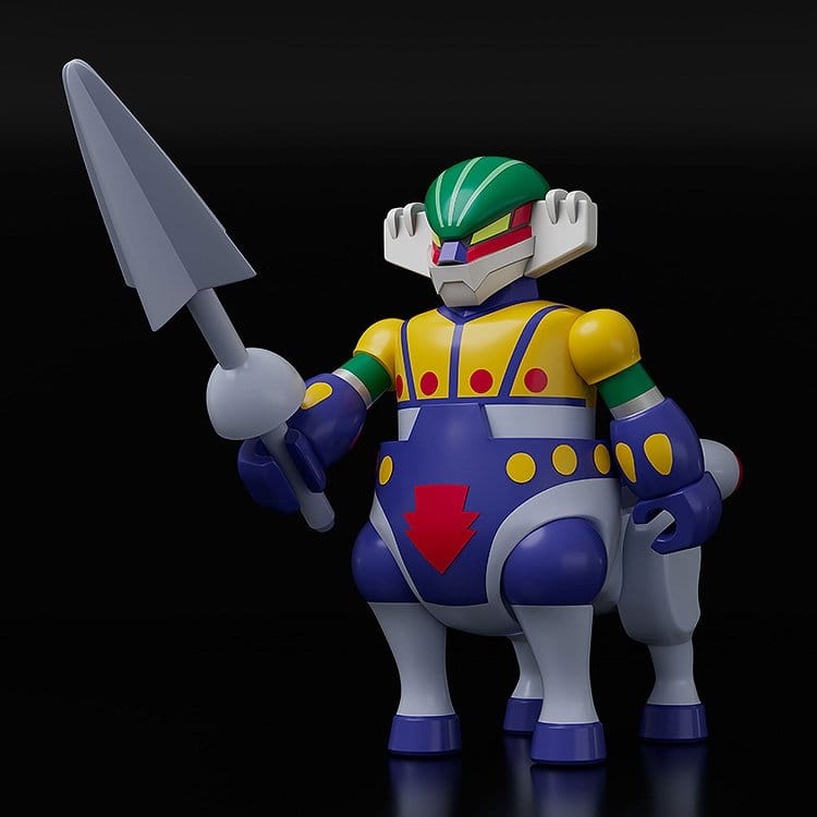 Brickroid Steel Jeeg combined with Pantheroid holding the Jeeg Lance