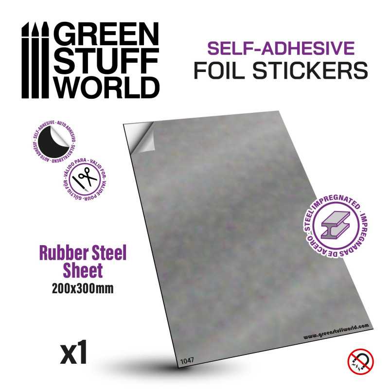 Green Stuff World Self Adhesive Steel/Rubber Sheet 0.9mm - Loaded Dice Barry Vale of Glamorgan CF64 3HD