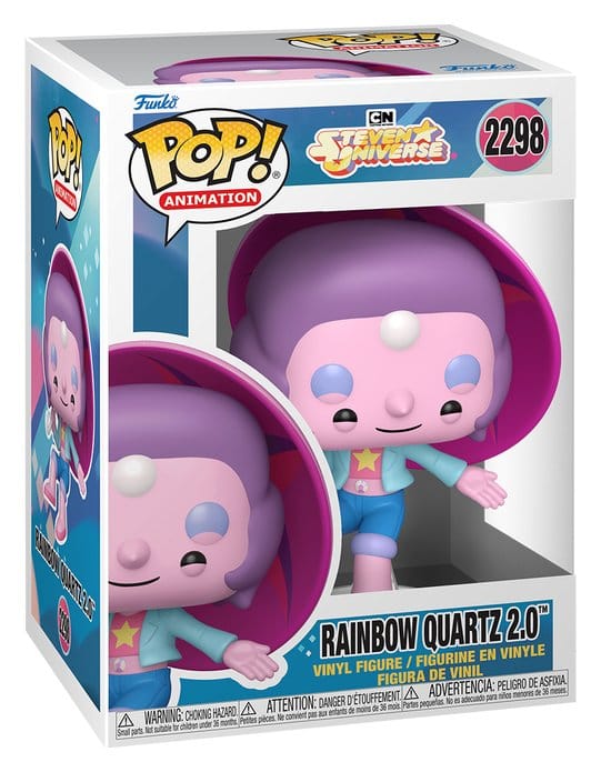 Rainbow Quartz 2.0 Funko POP! Animation figure in its Steven Universe box, number 2298