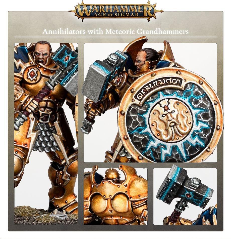 Stormcast Eternals: Annihilators model detail - Loaded Dice