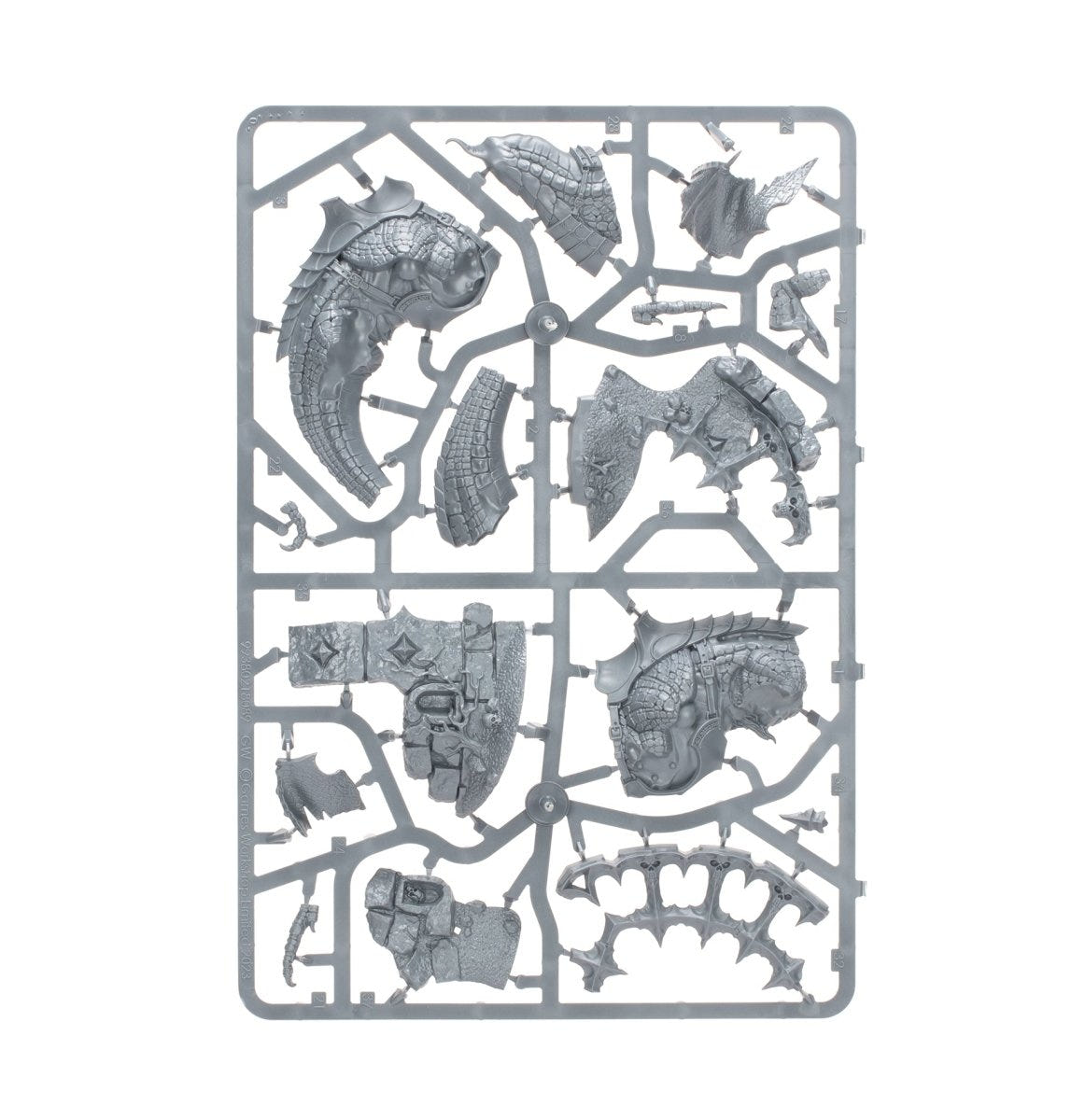 Stormcast Eternals Ionus Cryptborn unpainted plastic sprue, frame 3 of 3