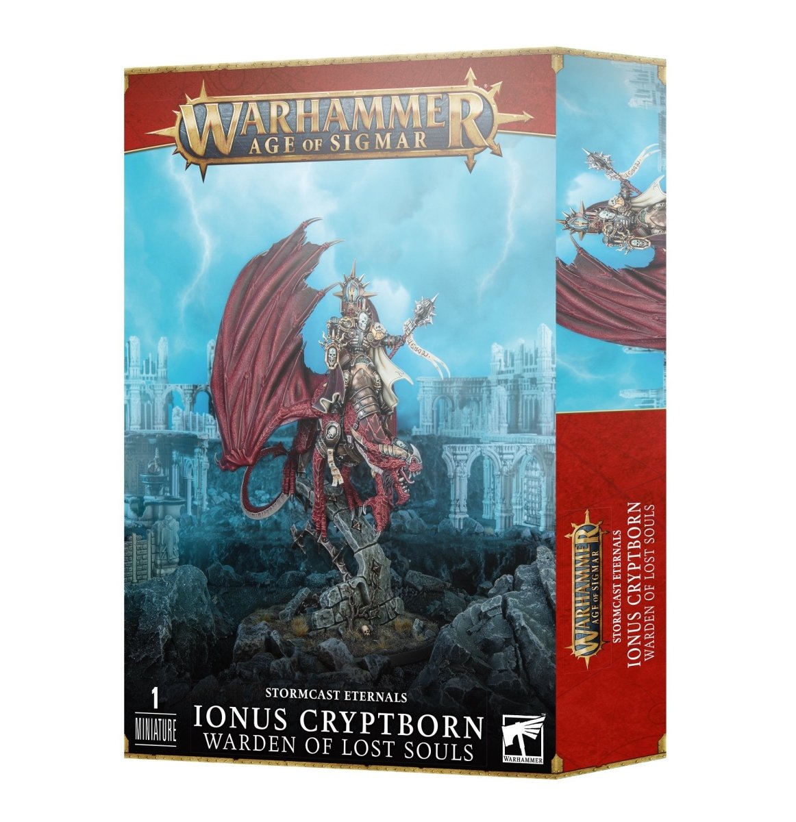 Warhammer Age of Sigmar Stormcast Eternals Ionus Cryptborn box front, Games Workshop