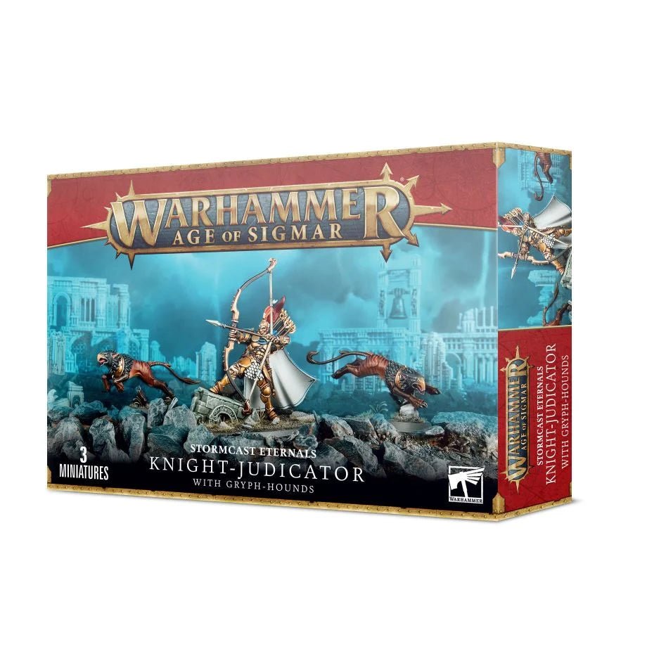Games Workshop Stormcast Eternals Knight-Judicator with Gryph-Hounds box front