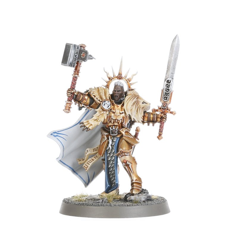 Stormcast Eternals: Lord-Celestant painted miniature - Loaded Dice