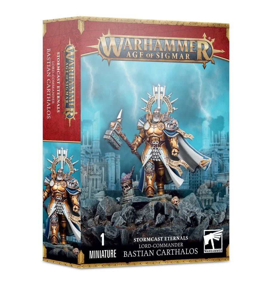 Warhammer Age of Sigmar Stormcast Eternals Lord-Commander Bastian Carthalos box front