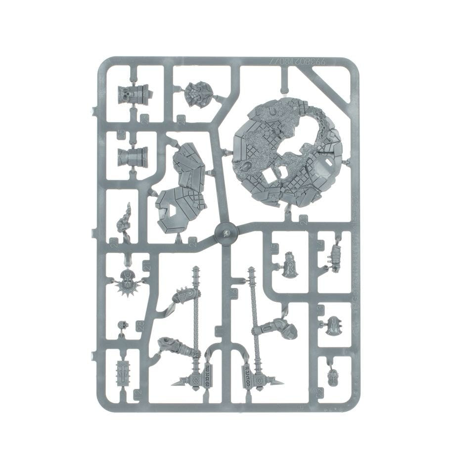 Stormcast Eternals Lord-Commander Bastian Carthalos unpainted plastic sprue, frame 1 of 2