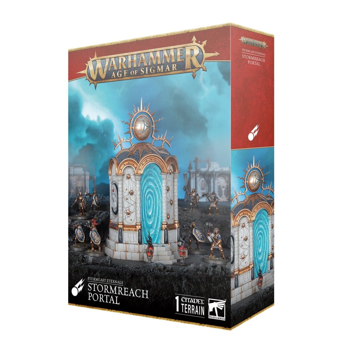 Games Workshop Age of Sigmar Stormcast Eternals Stormreach Portal terrain box front