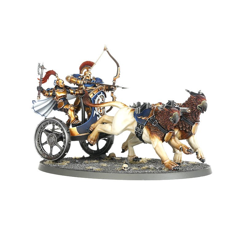 Stormcast Eternals: Stormstrike Chariot painted miniature - Loaded Dice