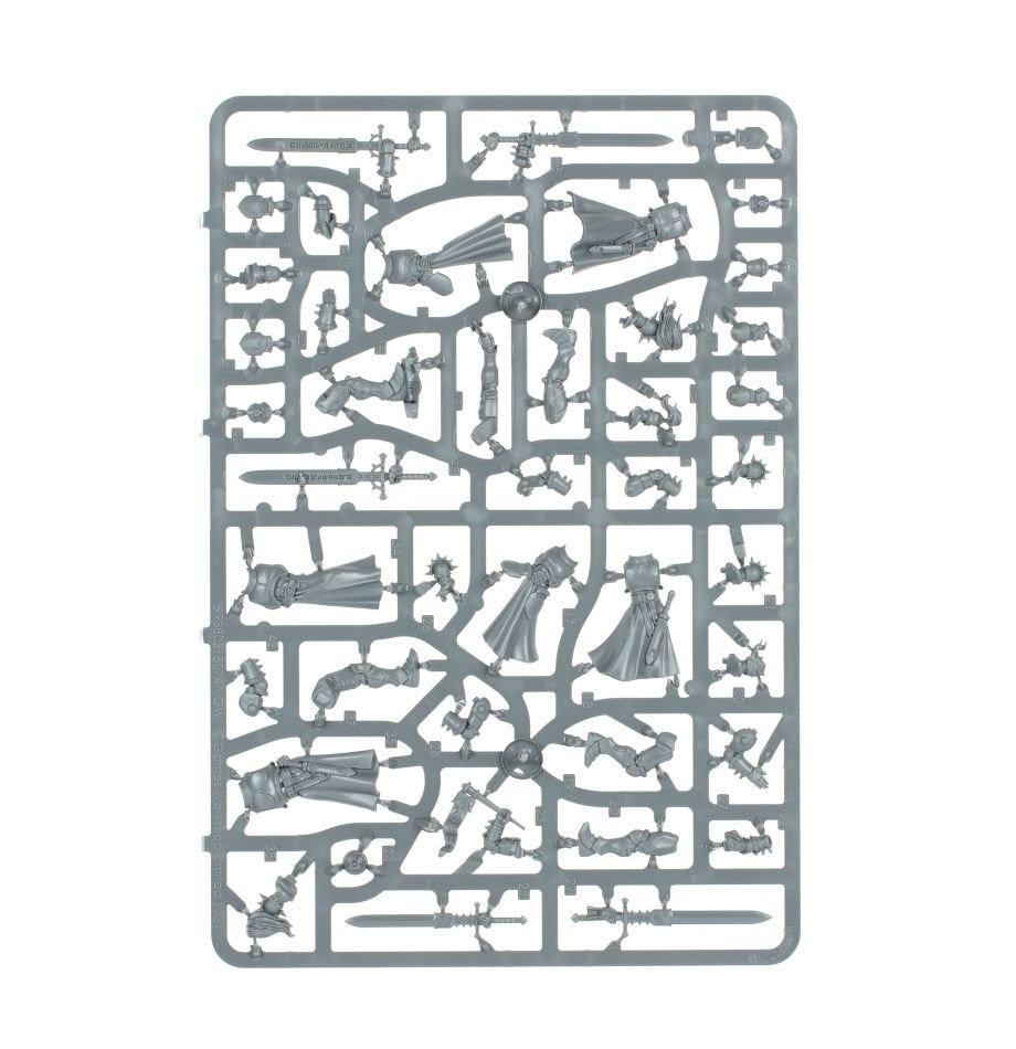 Stormcast Eternals Vanquishers unpainted plastic sprue, frame 1 of 2