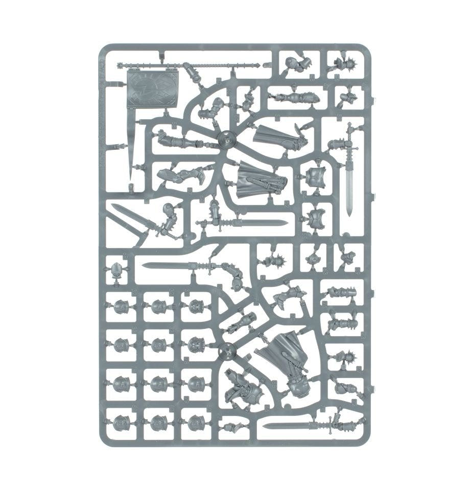 Stormcast Eternals Vanquishers unpainted plastic sprue, frame 2 of 2