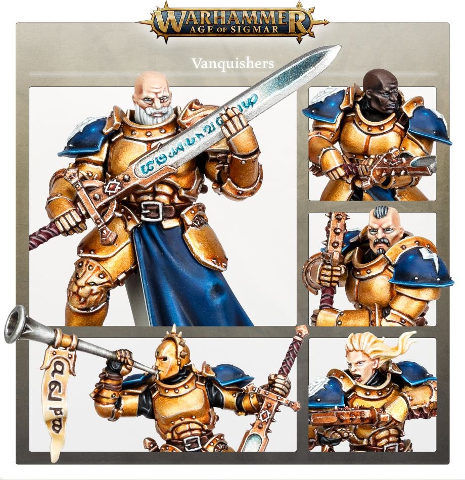 Stormcast Eternals: Vanquishers model detail - Loaded Dice