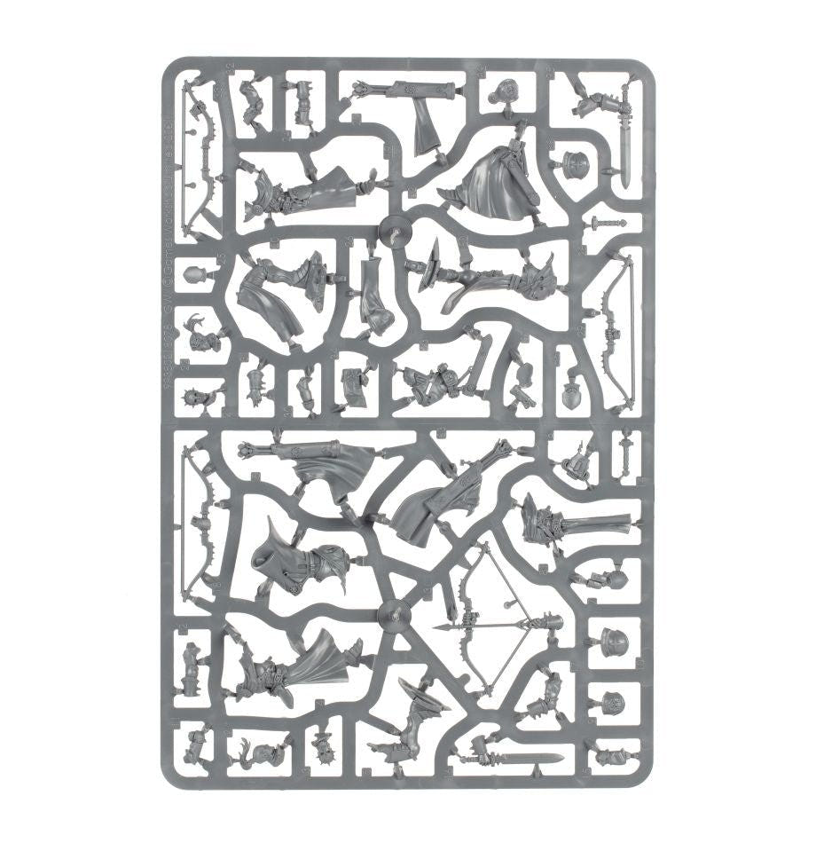 Stormcast Eternals Vigilors unpainted plastic sprue, frame 2 of 2