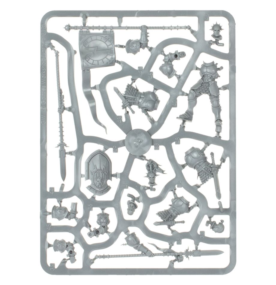 Stormcast Eternals: Vindictors sprue contents - Loaded Dice