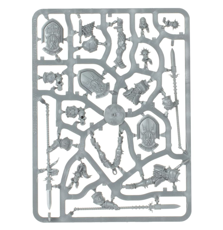 Stormcast Eternals: Vindictors sprue contents - Loaded Dice