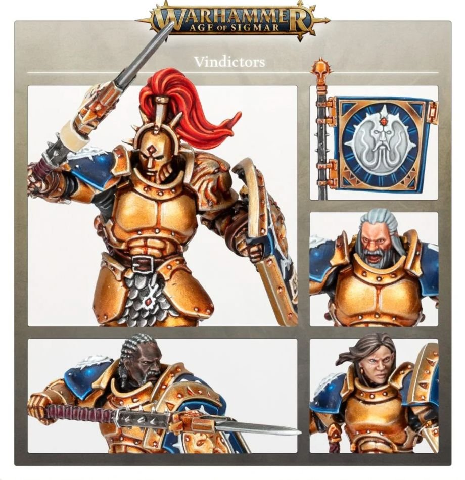 Stormcast Eternals: Vindictors model detail - Loaded Dice