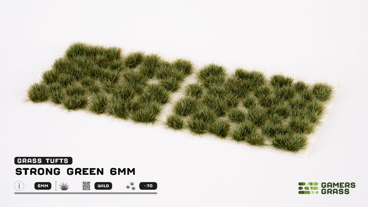 Gamers Grass Strong Green 6mm Tufts (Small) - Loaded Dice