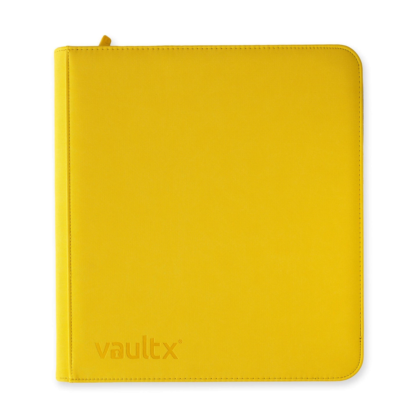 VaultX Exo-Tec Zip Binder - 12 Pocket - Yellow - Loaded Dice