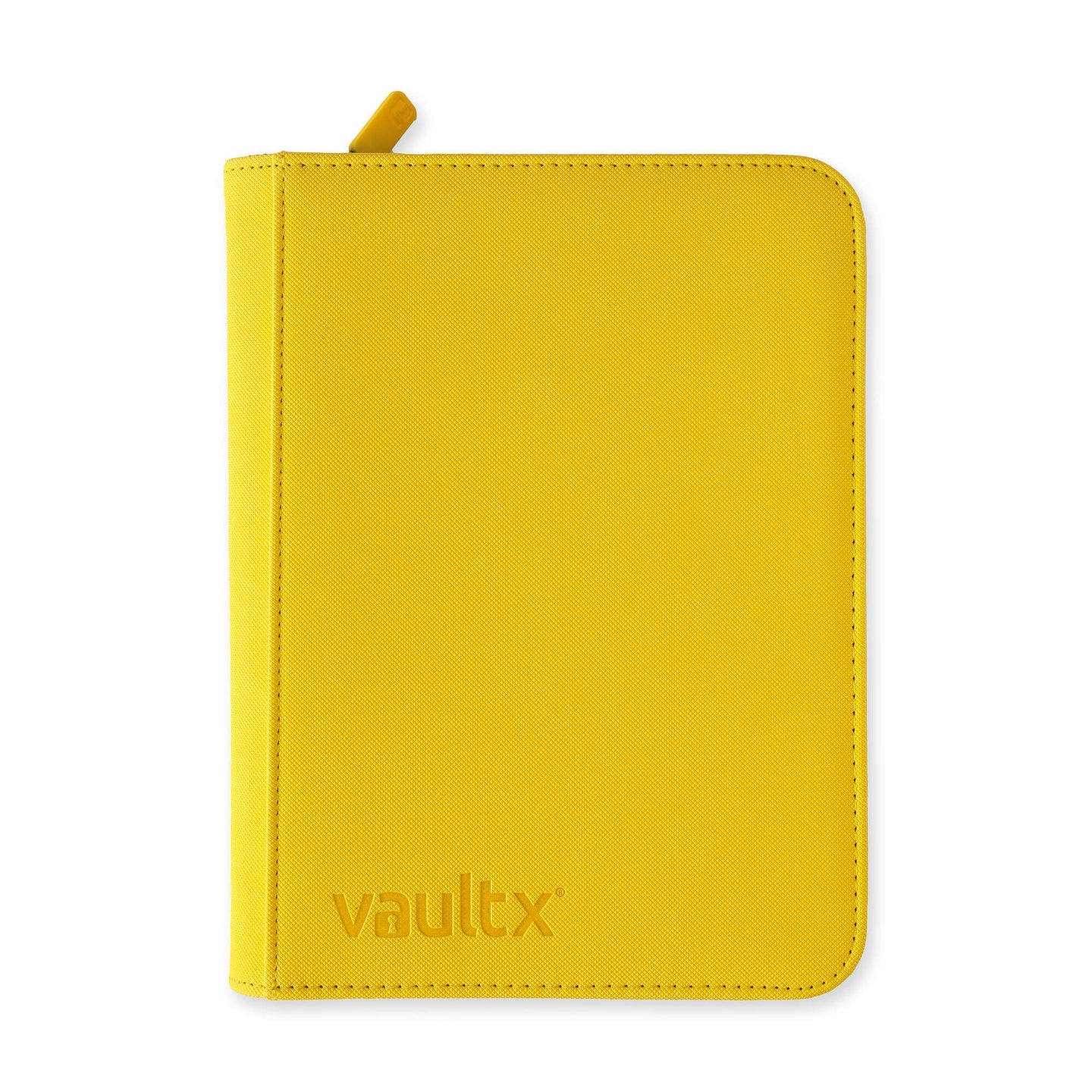 VaultX Exo-Tec Zip Binder - 4 Pocket - Yellow