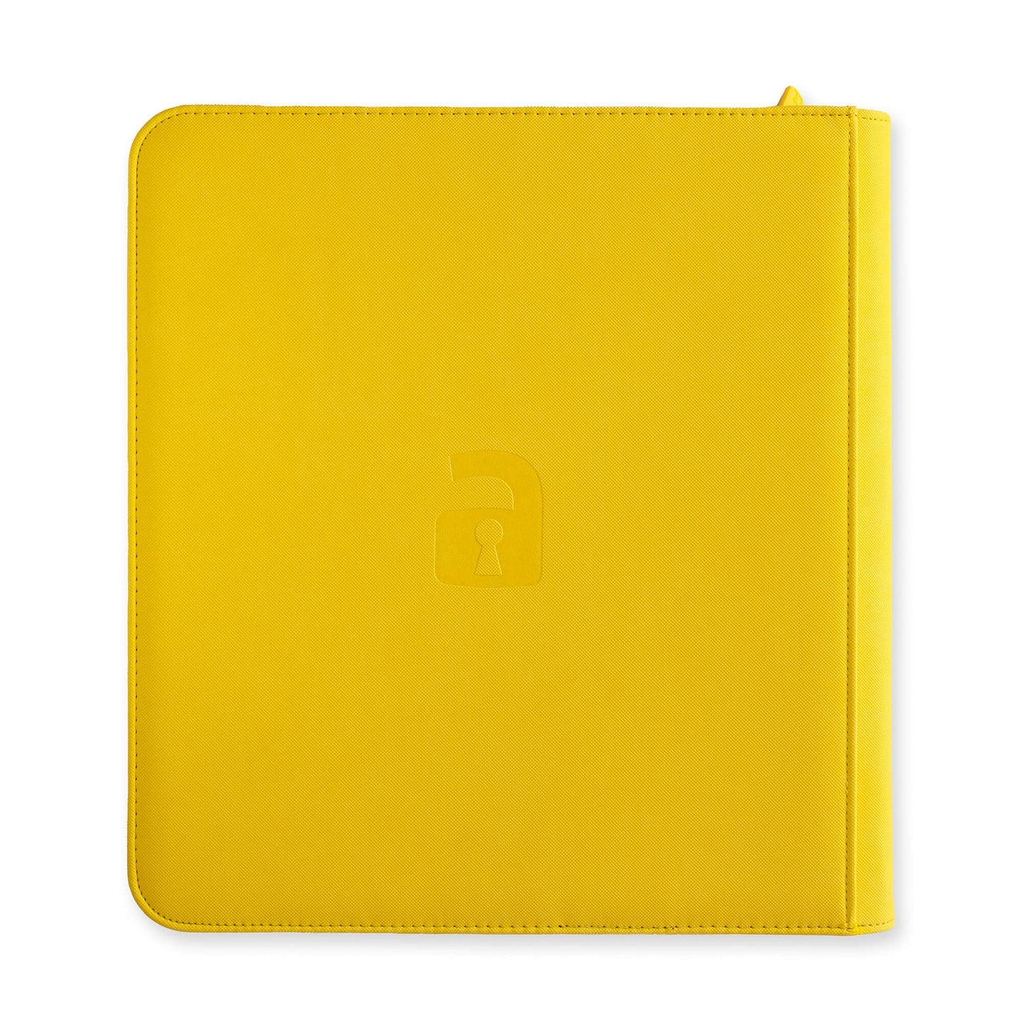 VaultX Exo-Tec Zip Binder - 12 Pocket - Yellow - Loaded Dice