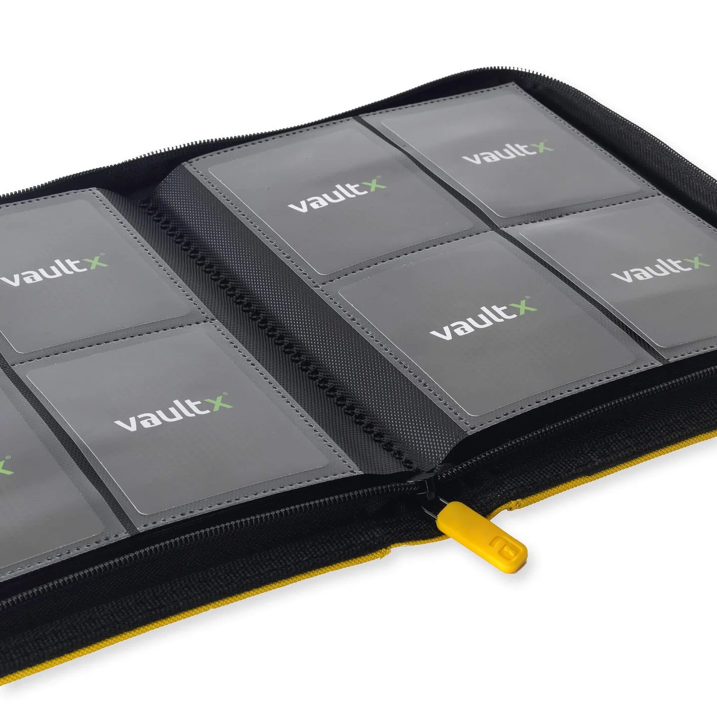 VaultX Exo-Tec Zip Binder - 4 Pocket - Yellow