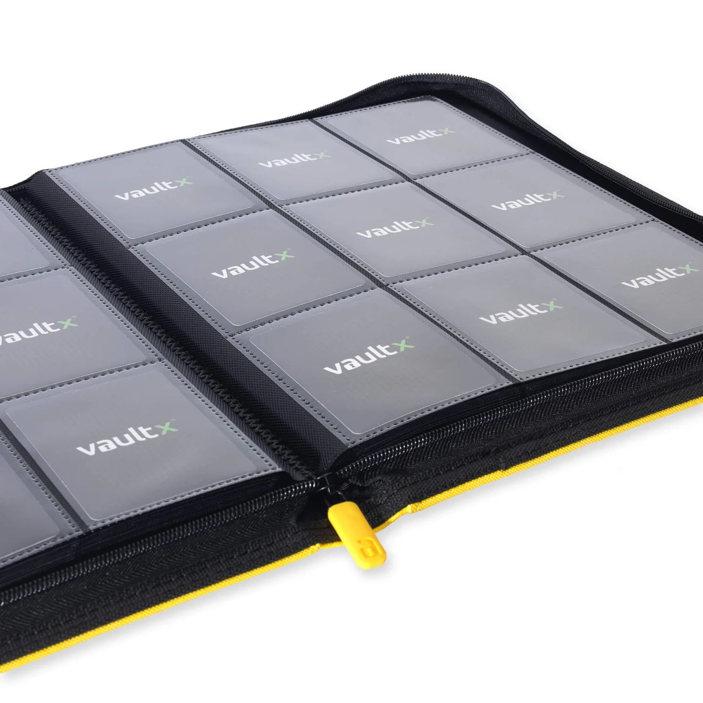 VaultX Exo-Tec Zip Binder - 9 Pocket - Yellow