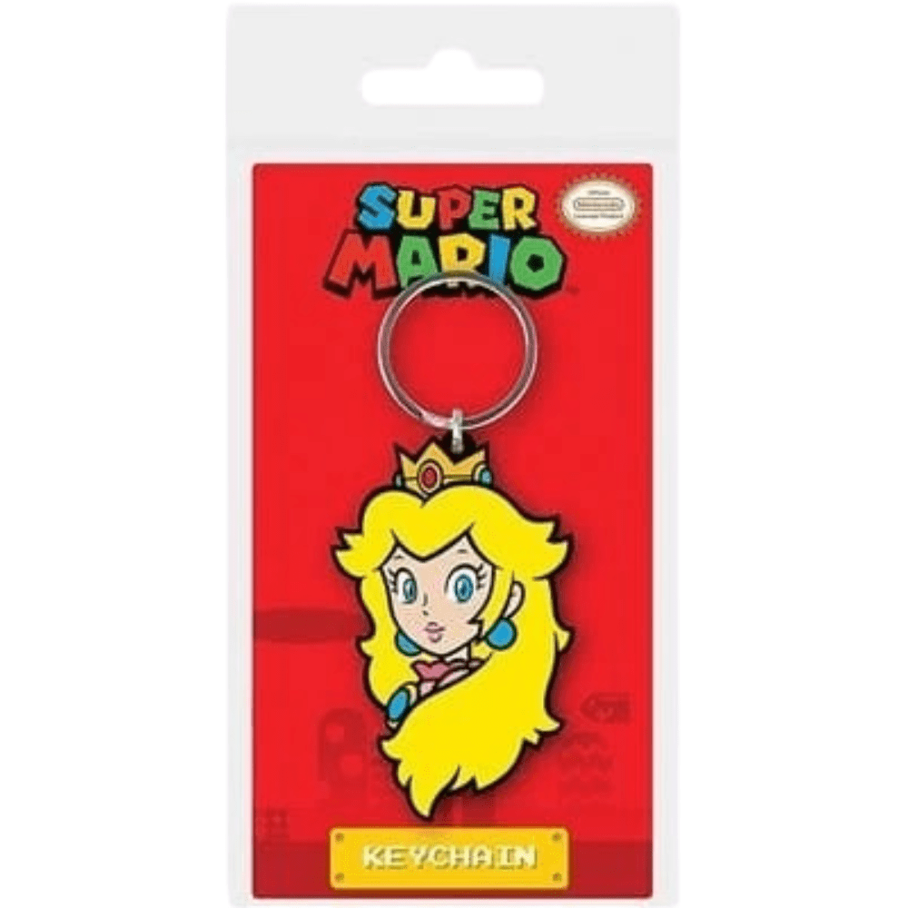 Super Mario PVC Keychain Princess Peach