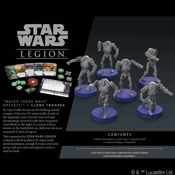 Star Wars Legion: B2 Super Battle Droids Unit Expansion - Loaded Dice