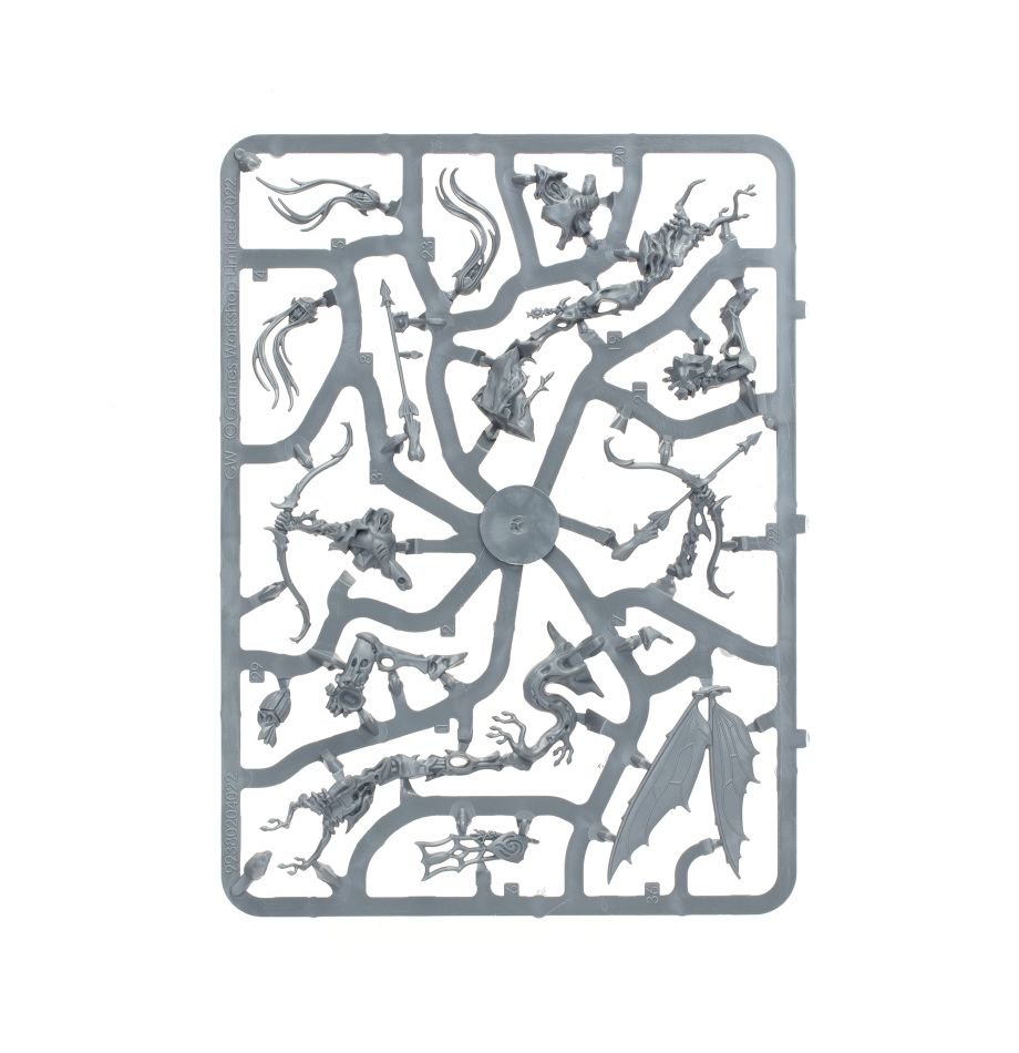 Sylvaneth: Gossamid Archers sprue contents - Loaded Dice