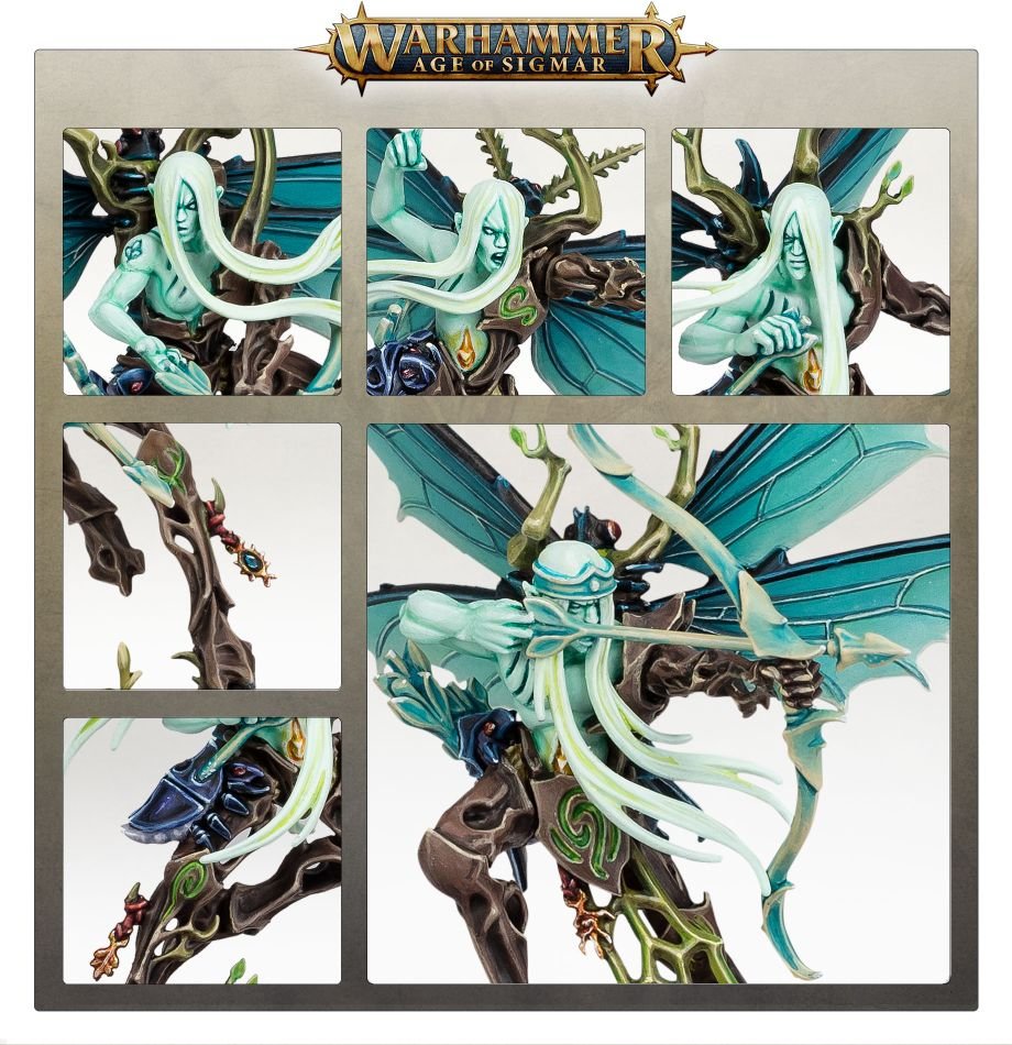 Sylvaneth: Gossamid Archers model detail - Loaded Dice