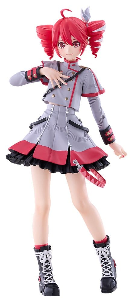 Good Smile Company Pop Up Parade Kasane Teto: Synthesizer V AI Ver. L figure, front view on white