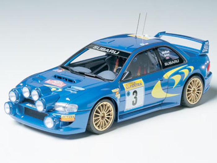 Tamiya Subaru Impreza WRC '98 Monte-Carlo 1:24 Scale - Loaded Dice Barry Vale of Glamorgan CF64 3HD