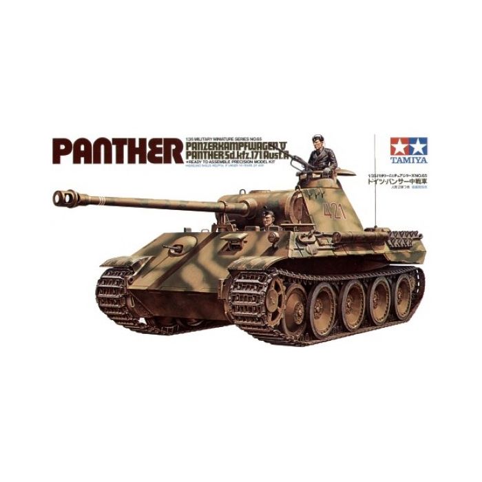 Tamiya 1:35 35065 German Panther Medium Tank - Loaded Dice Barry Vale of Glamorgan CF64 3HD