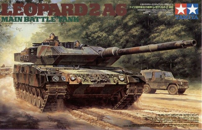 Tamiya 1:35 Leopard 2 A6 Main Battle Tank - 35271 - Loaded Dice