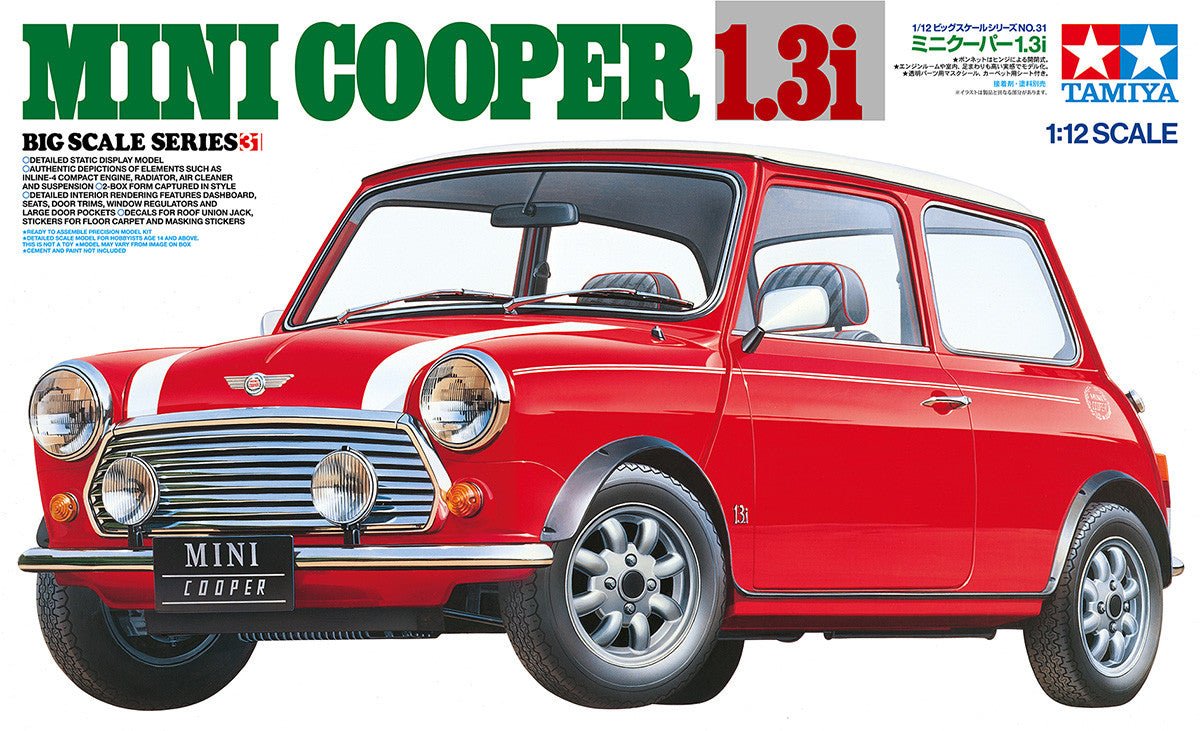 Tamiya 1:12 Mini Cooper 1.3i - 12031